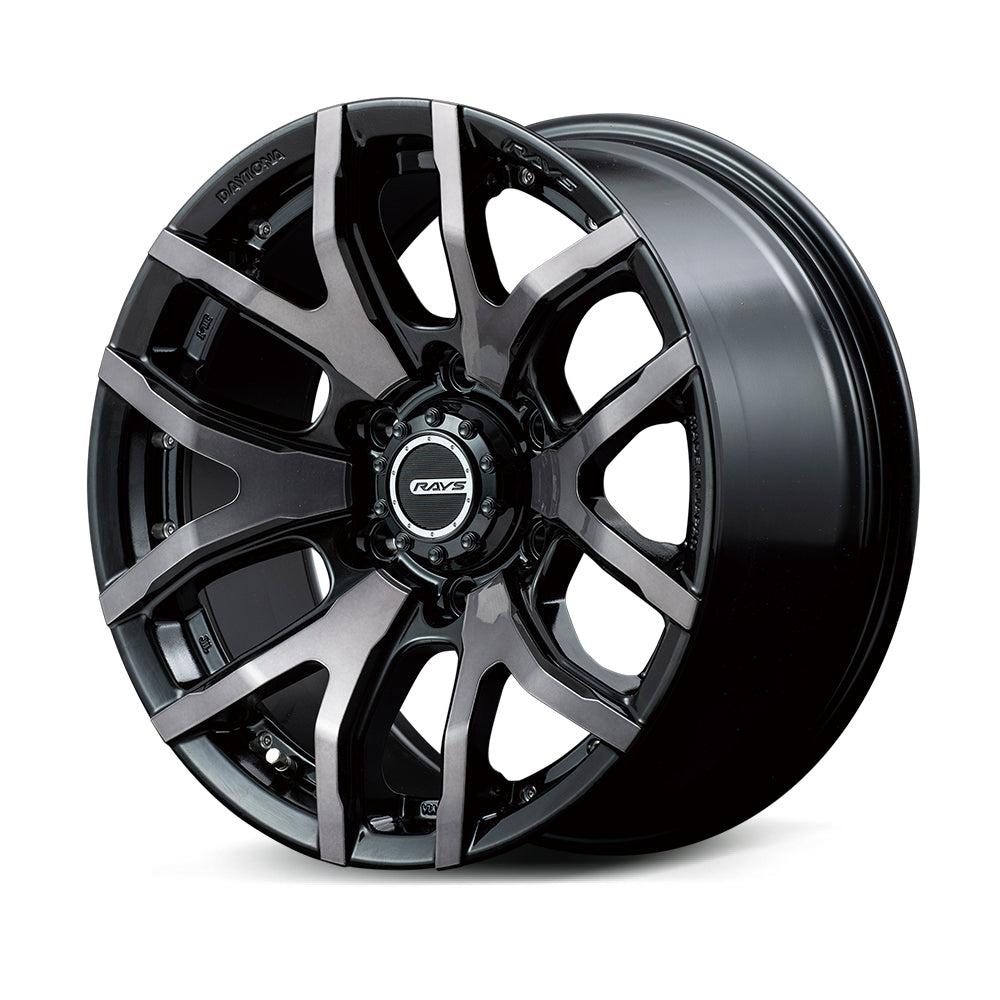 RAYS TEAM DAYTONA FDX F6 18X8J +20 6X139.7 BLACK MACHINING (B8) 38888802016B8