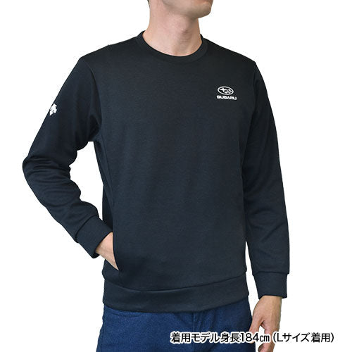 STI SFTECH HEATHER CREW NECK (BLACK) M FHDS21000902