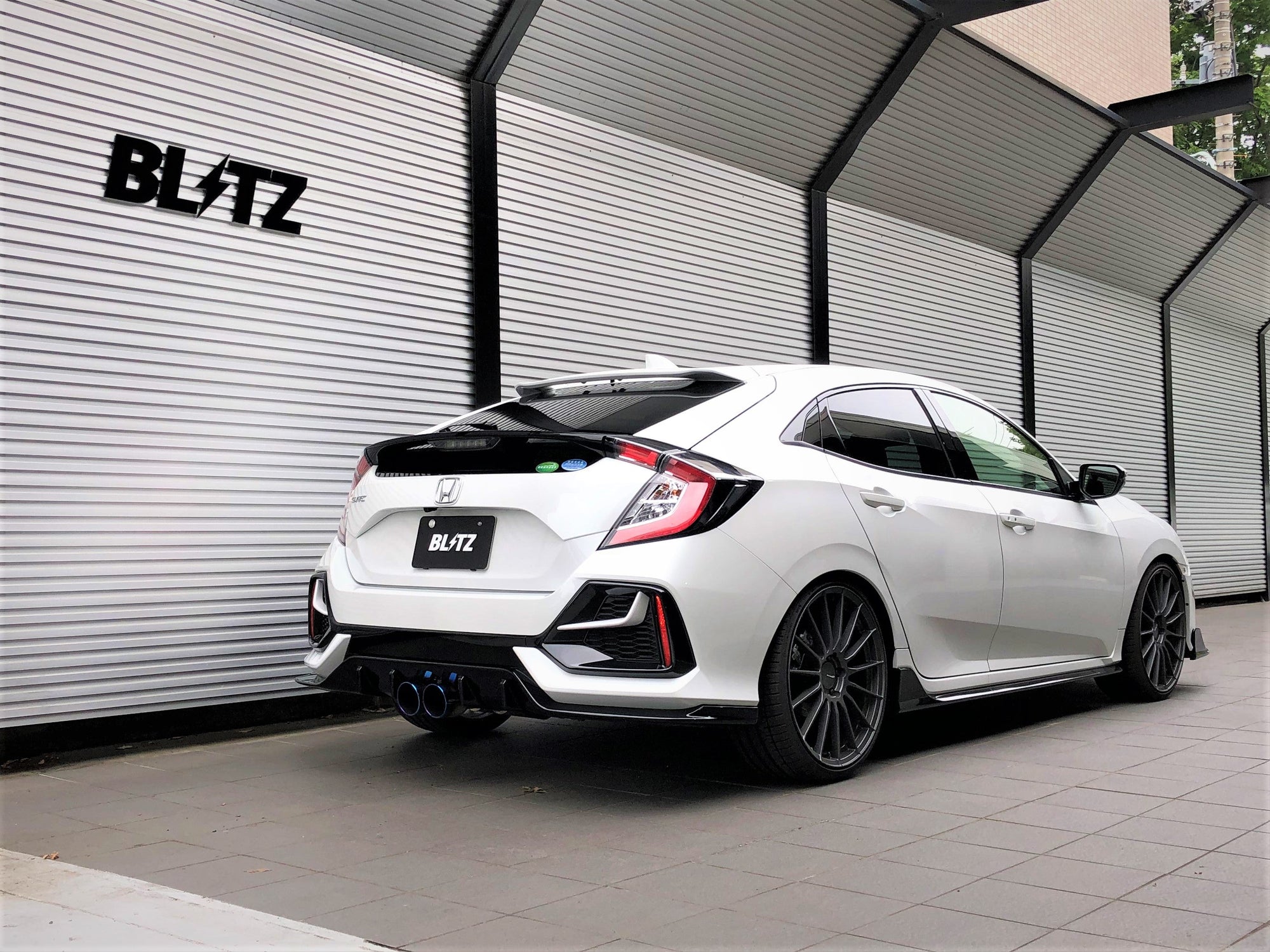 BLITZ NUR-SPEC CUSTOM EDITION EXHAUST SYSTEM TI FOR HONDA CIVIC HATCHBACK FK7 63181V