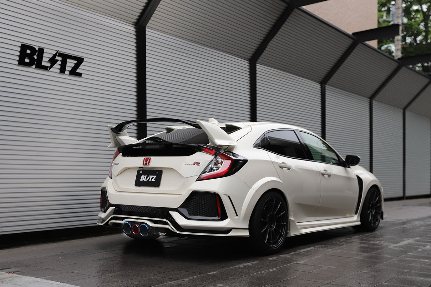 BLITZ NUR-SPEC CUSTOM EDITION EXHAUST SYSTEM FOR HONDA CIVIC TYPE R FK8 63174D