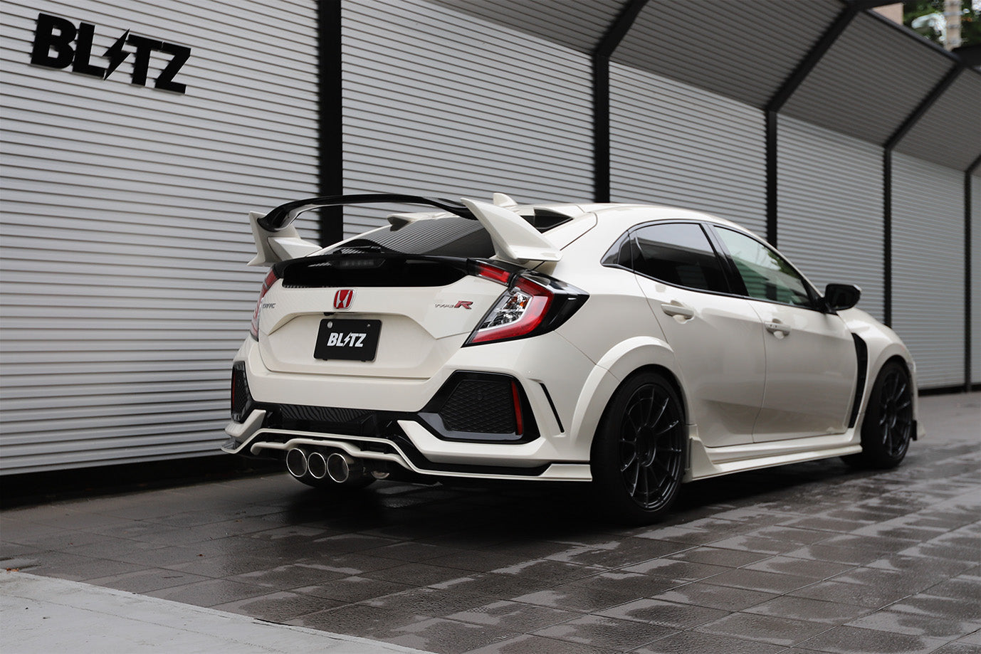 BLITZ NUR-SPEC CUSTOM EDITION EXHAUST SYSTEM FOR HONDA CIVIC TYPE R FK8 63174