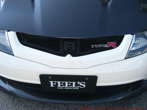 FEEL'S HONDA TWINCAM SPORTS FRONT GRILL FRP FOR HONDA CIVIC FN2 TYPE R EURO FEELS-00352