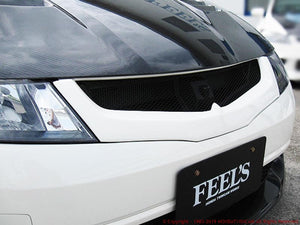 FEEL'S HONDA TWINCAM SPORTS FRONT GRILL FRP FOR HONDA CIVIC FN2 TYPE R EURO FEELS-00352
