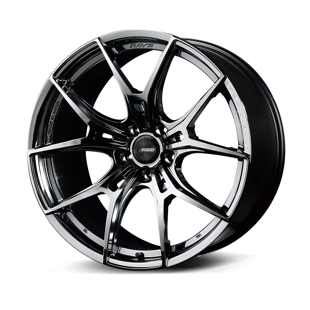 RAYS GRAM LIGHTS 57FXZ 19X8.5J +45 5X114.3 SUPER DARK GUNMETAL MACHINED RIM EDGE DC(AAC) 58159854595AAC