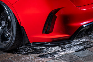 MAX ORIDO CARBON DOOR MIRROR COVER SOLID BLACK FOR HONDA CIVIC FL5 AKE-FL5-CD-CAR-BK