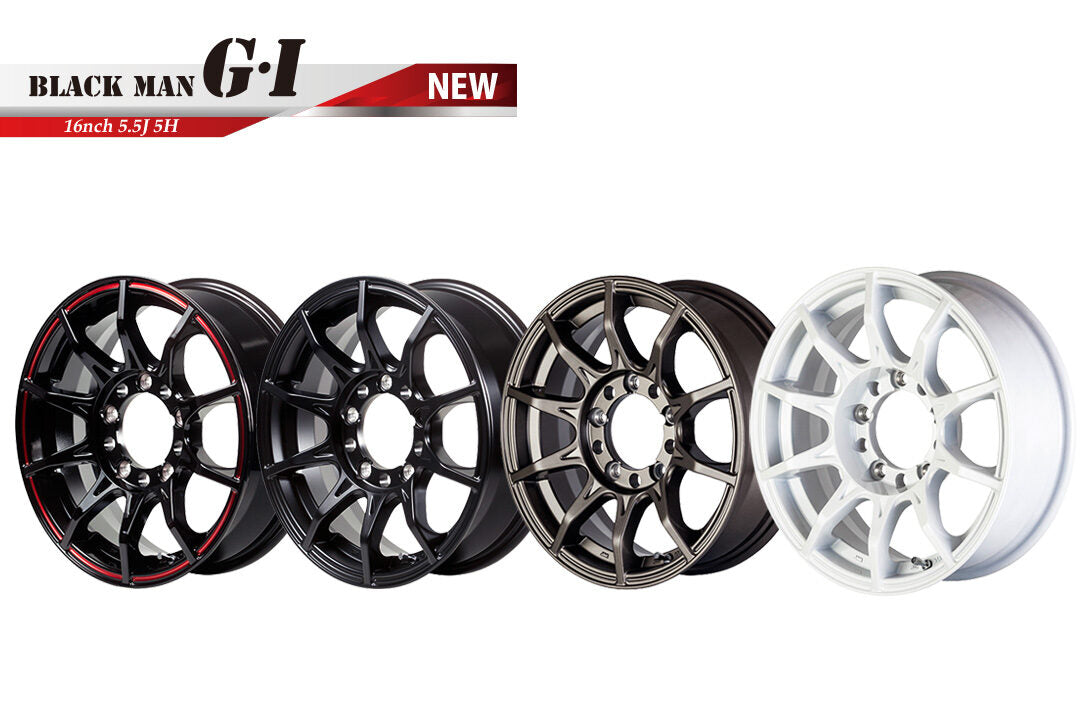 5ZIGEN BLACK-MAN GI 17X6.5 +38 6-139.7 MAT BLACK BMG7653863MB