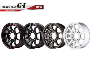 5ZIGEN BLACK-MAN GI 17X6.5 +38 6-139.7 MAT BLACK BMG7653863MB