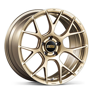 BBS ALUMINUM FORGED ONE-PIECE WHEEL RE-V7 19X8.5 30 5X114.3 GOLD (GL) RE-V7085-GL