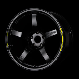 RAYS No.10 GL RIM STICKER 2S YELLOW/BLACK FOR  74040210003YB