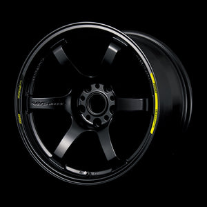 RAYS No.10 GL RIM STICKER 2S YELLOW/BLACK FOR  74040210003YB
