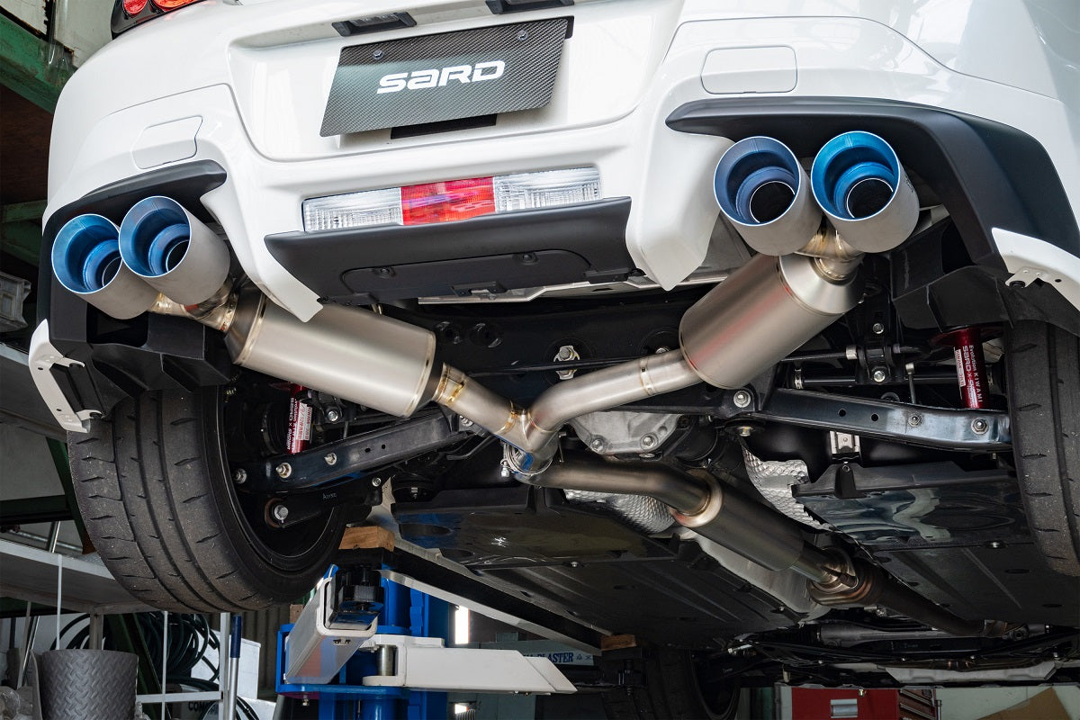 SARD TI-Z FULL TITANIUM MUFFLER FOR TOYOTA GR86 ZN8 GR REAR BUMPER SPOILER 6MT 23010