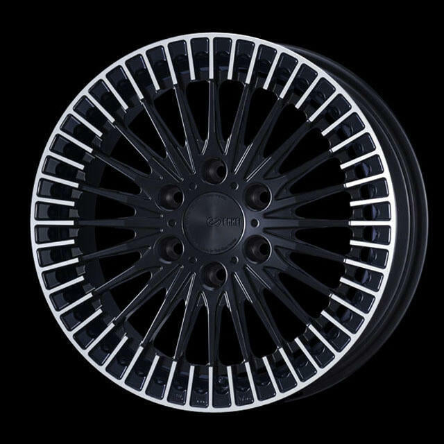 ENKEI WPS GRANV 17X7J 130X6 45 OUTER MACHINED BLACK OMB ENKEI-01776