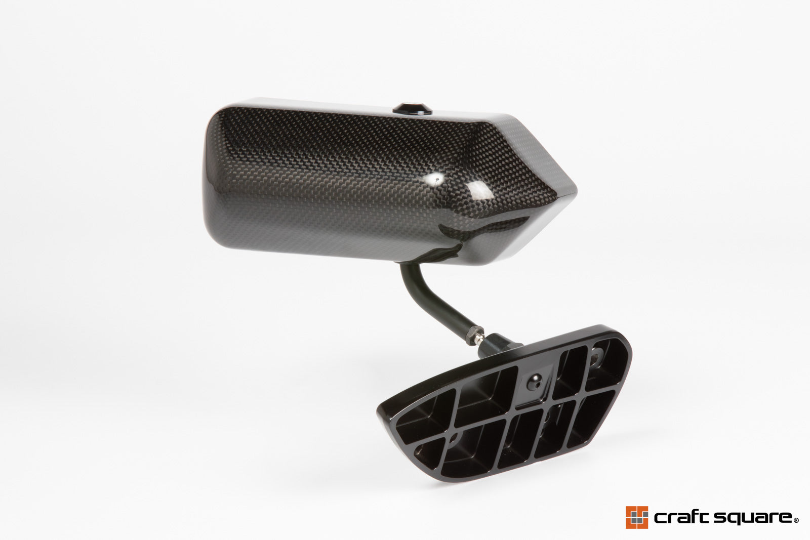 CRAFT SQUARE TOURING COMPETITION DRY CARBON MIRROR TCA-F/W BLUE ANTI-GLARE MIRROR FOR HONDA CIVIC FL5 TYPE R TCAFW-FL5-BL