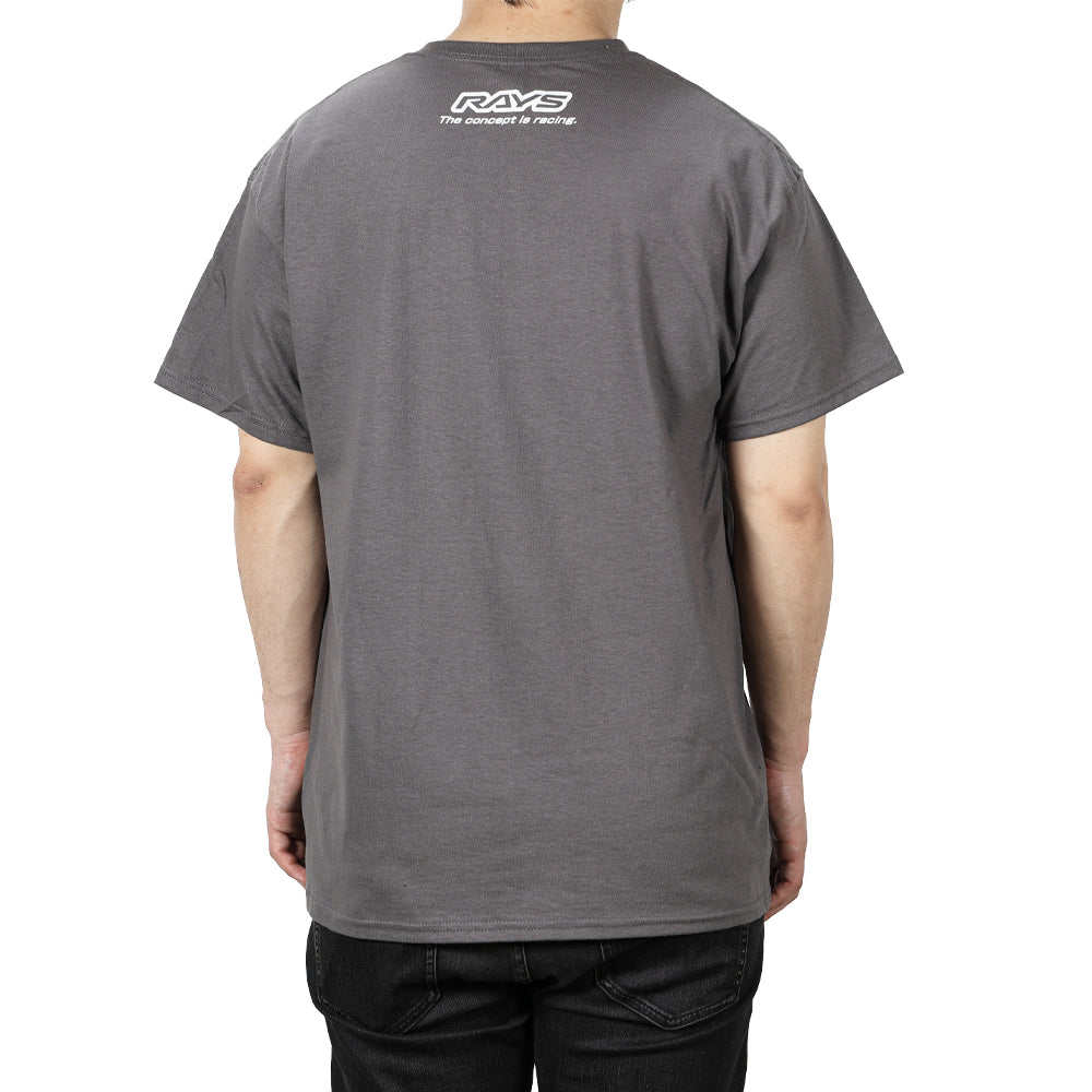 RAYS OFFICIAL T-SHIRT 24S-A SIZE S CHARCOAL 7409030020080