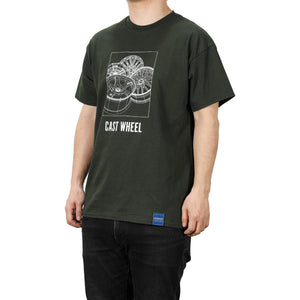 RAYS OFFICIAL T-SHIRT 24S-H SIZE L FOREST GREEN FOR  7409030020127