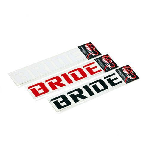 BRIDE BRIDE LOGO STICKER/BLACK HSSB01