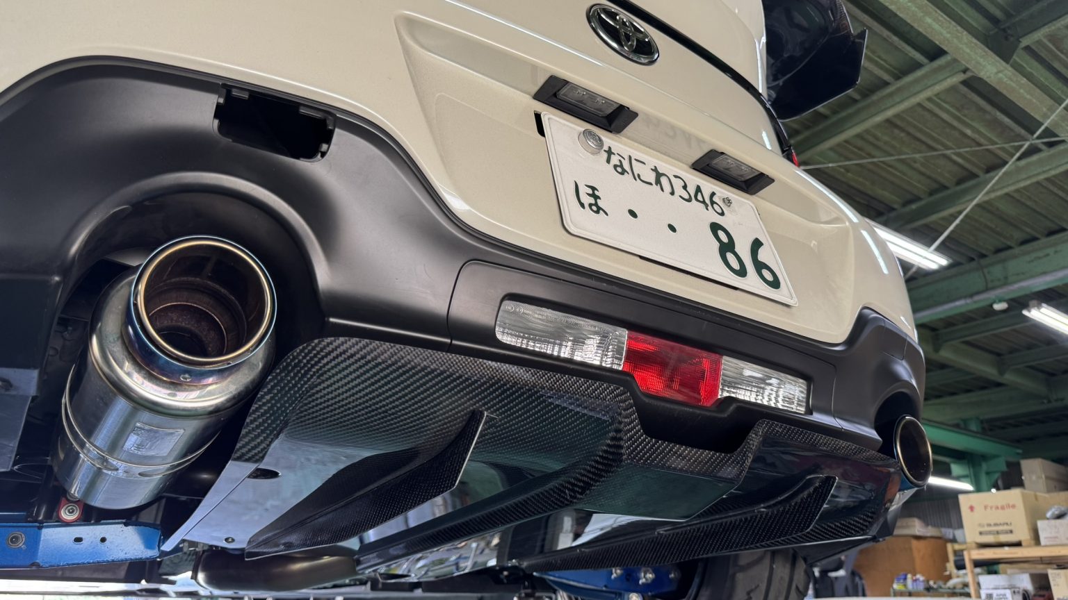 KONDO ENGINEERING TAKUMI PROJECT REAR DIFFUSER CFRP TYPE FOR TOYOTA GR86 ZN8 SUBARU BRZ ZD8 KONDO-ENGINEERING-00008