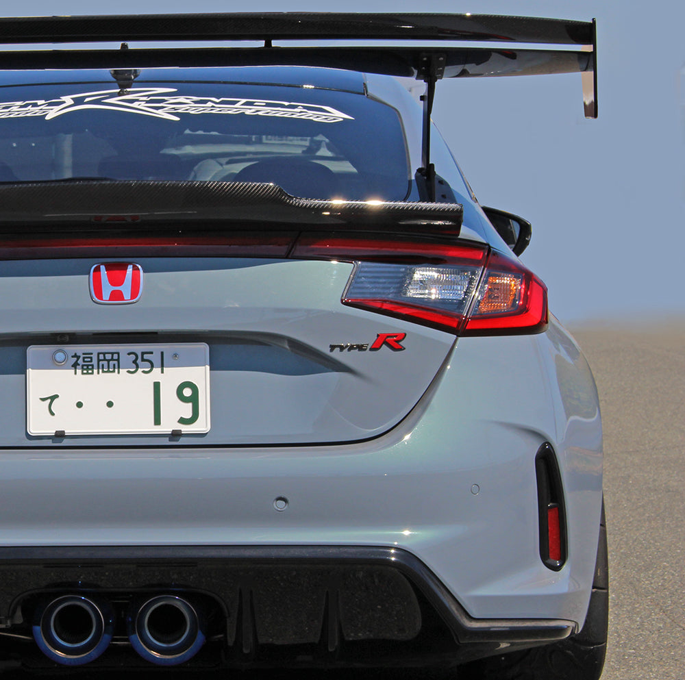 M&M HONDA AERO DUCKTAIL TAILGATE SPOILER FRP GLOSS BLACK FOR HONDA CIVIC FL5 FL1 00900-FL5-DTS04