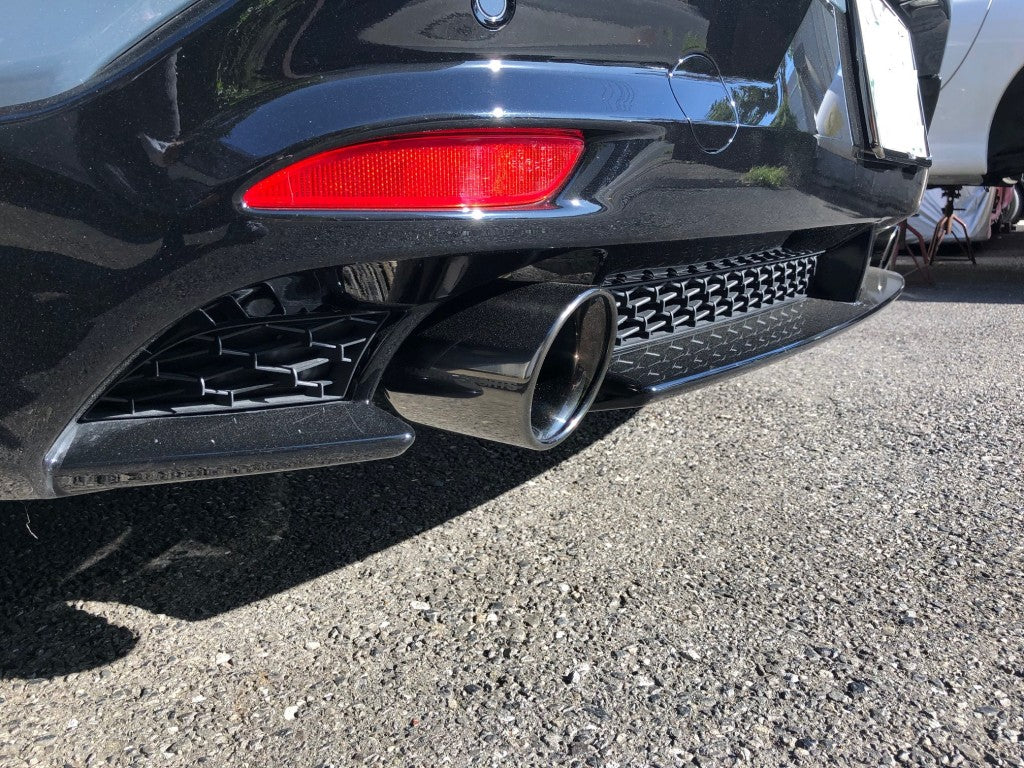 KNIGHT SPORTS LEGAL SPORTS MUFFLER EXHAUST BLACKED TAIL FOR MAZDA 3 BP8P KZD-14310BC