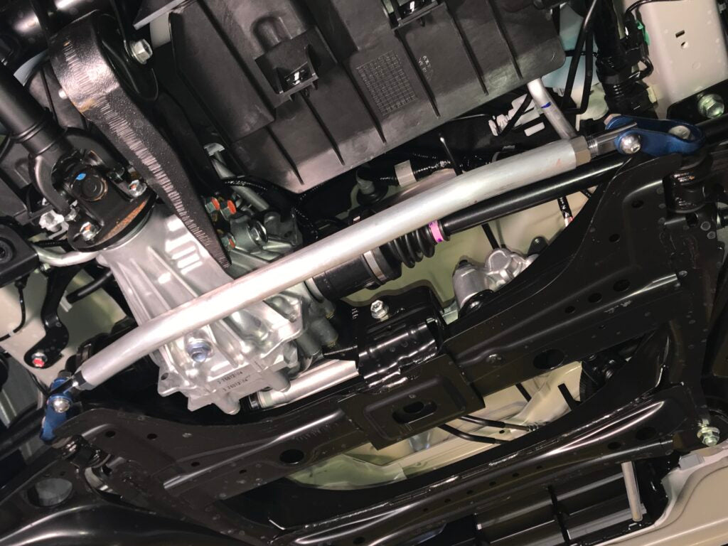 KAWAI WORKS FRONT LOWER ARM BAR FOR MITSUBISHI MINICAB TRUCK DS16T 14/02~ NISSAN NT100 CLIPPER TRUCK DR16T 13/12~'24/05 MAZDA SCRUM TRUCK DG16T 13/09~ SUZUKI CARRY TRUCK DA16T SZ0850-LOF-14