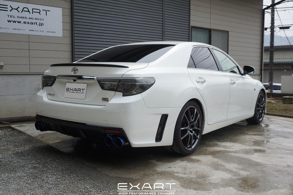 EXART IVSC MUFFLER CARBON FIBER (OUTER DIAMETER Φ101) EXHAUST EXHAUST FOR TOYOTA MARK X 350 DBA-GRX133 DBA-GRX130 2GR-FSE 4GR-FSE EA01-TY111-C
