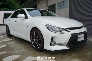 EXART IVSC MUFFLER STAINLESS STEEL TAILPIPE (OUTER DIAMETER Φ101) EXHAUST EXHAUST FOR TOYOTA MARK X 350 DBA-GRX133 DBA-GRX130 2GR-FSE 4GR-FSE EA01-TY111-S