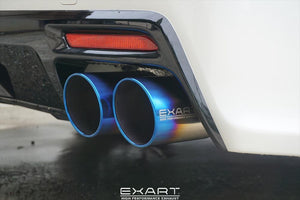 EXART IVSC MUFFLER CARBON FIBER (OUTER DIAMETER Φ101) EXHAUST EXHAUST FOR TOYOTA MARK X 350 DBA-GRX133 DBA-GRX130 2GR-FSE 4GR-FSE EA01-TY111-C