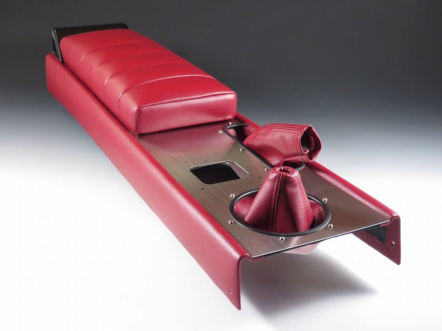 ZOOM ENGINEERING TRAD STYLE RED CONSOLE SILVER PANEL REAL LEATHER BLACK BOOTS BLACK STITCH RED ARMREST FOR MAZDA EUNOS ROADSTER MIATA NA6CE NA8C MT 8805_8812_9591_9589_8569