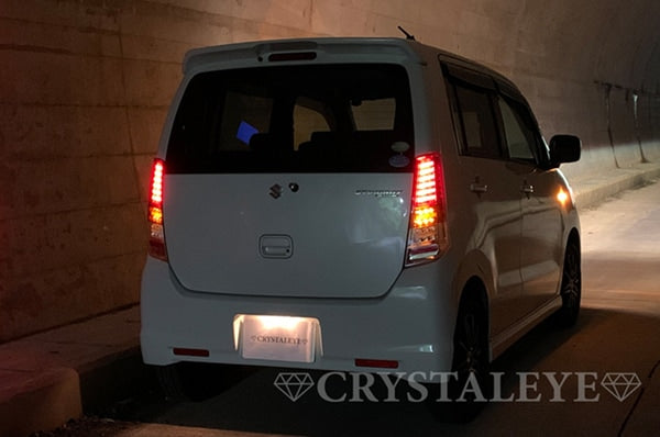 CRYSTAL EYE FIBER FULL LED TAIL LAMP V2 (MJ23S AZ WAGON) [FLOWING TURN SIGNAL SPECIFICATION] RED CLEAR FOR SUZUKI WAGON R MH23S J260RC