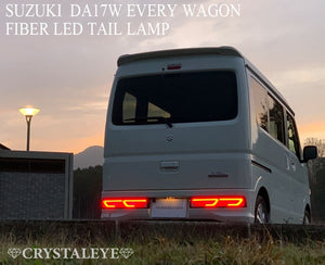 CRYSTAL EYE FIBER LED TAIL CLEAR FOR SUZUKI EVERY WAGON DA17W J270-CL