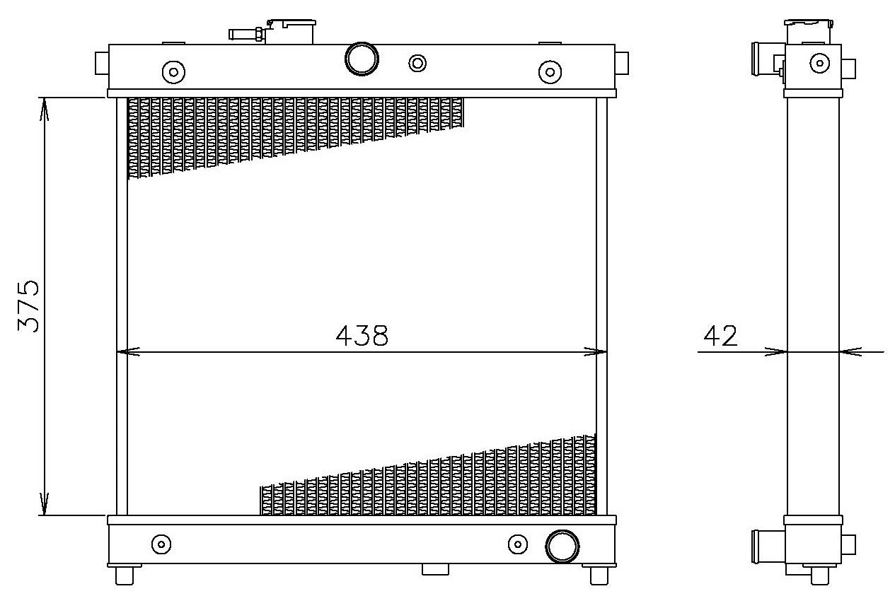 GREDDY ALUMINUM RADIATOR TW-R FOR SUZUKI JIMNY JB64W JB74W 12093803