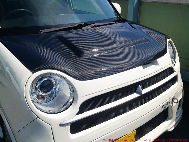 FEEL'S HONDA TWINCAM LIGHTWEIGHT AERO BONNET FRP FOR HONDA N-ONE JG1 FEELS-00759