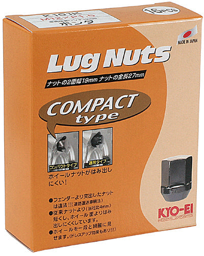 KYO-EI LUG NUT COMPACT TYPE 16PCS M12xP1.5 K101K-16P