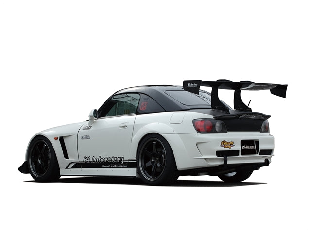 K1 LABORATORY LABO HIGH FLOW TRUNK SPOILER (DUCKTAIL) CARBON CLEAR COATED FOR HONDA S2000 AP1 AP2 01-003-CLEAR-COAT