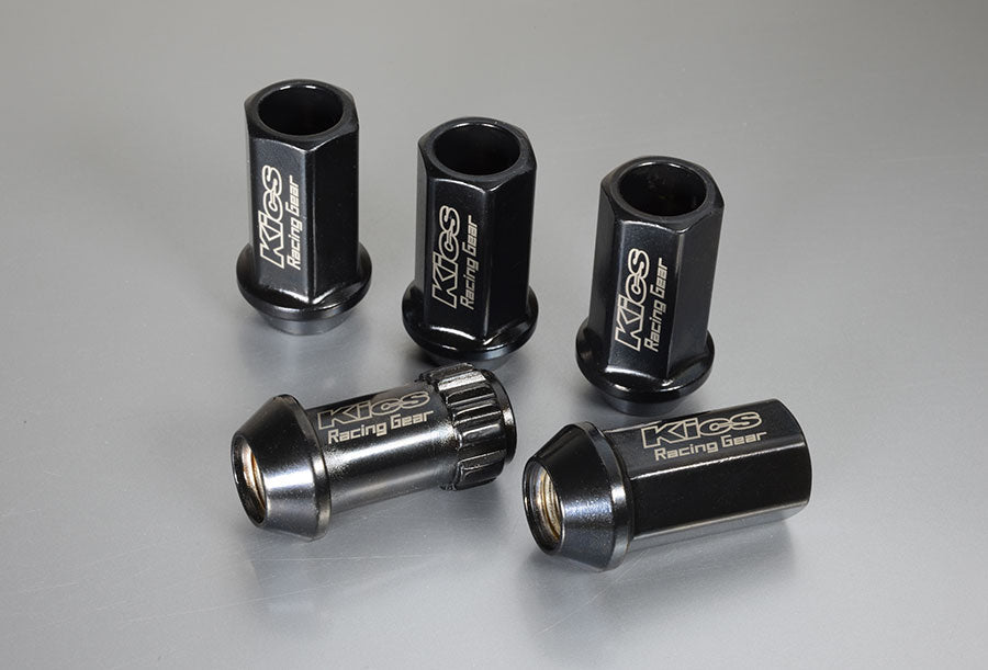 KYO-EI KICS RACING NUT LOCK & 17HEX NUT SET M12XP1.25 FOR  KRN3BK