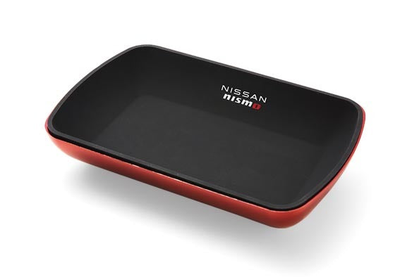 NISMO GARAGE COMBINATION KEY TRAY WIDE DOUBLE BLACK X RED CHROME FOR  KWA5050M00