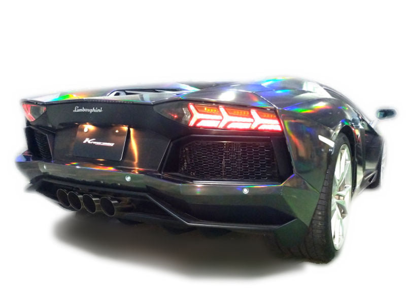 KREISSIEG F1 SOUND VALVETRONIC EXHAUST SYSTEM SUPER HOWLING VER. FULL KIT WITHOUT BOX TAIL FOR LAMBORGHINI AVENTADOR LP700-4  LAA-05-WITHOUT-BOXTAIL