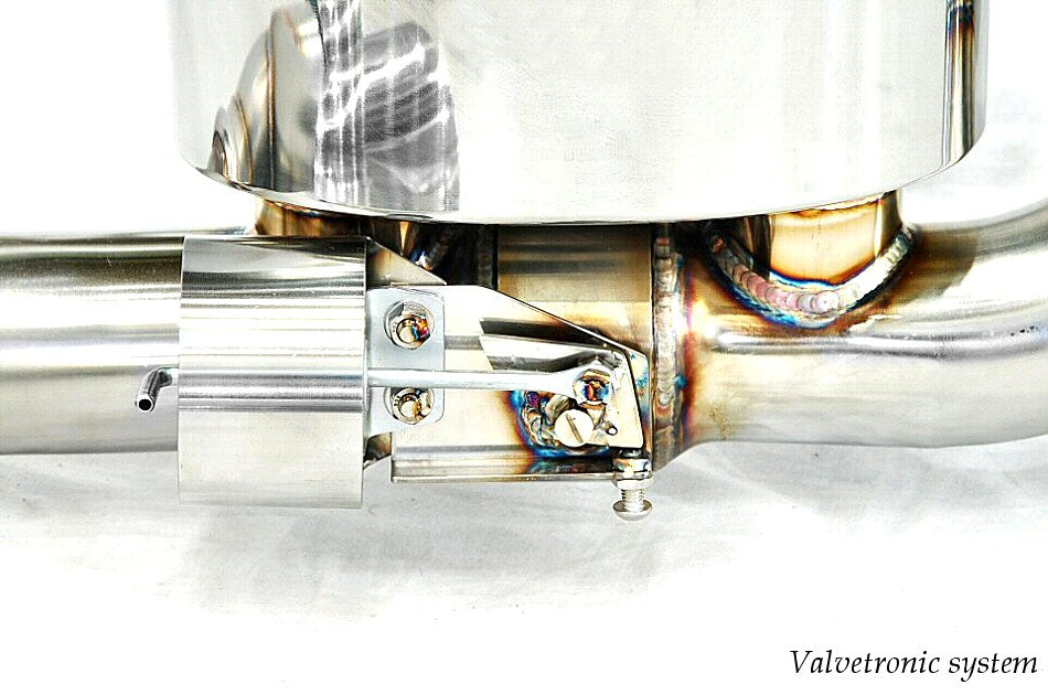 KREISSIEG F1 SOUND VALVETRONIC EXHAUST SYSTEM TITANIUM TAIL SANDBLASTED KSG LOGO MARK FOR LAMBORGHINI GALLARDO SPIDER LAG-03-TITANIUM