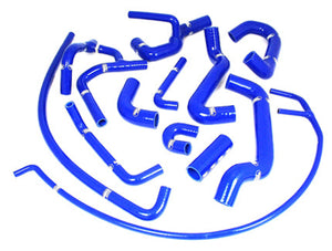 SAMCO SPORT COOLANT HOSE KIT BLUE FOR LOTUS ELISE EXIGE S1 LEFT HANDLE AFTER MINOR 40TCS249-C-BLUE