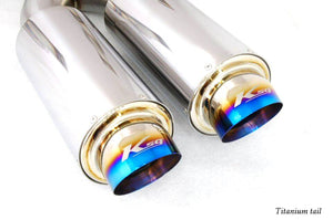 KREISSIEG F1 SOUND VALVETRONIC EXHAUST SYSTEM TITANIUM TAIL SANDBLASTED KSG LOGO MARK FOR LAMBORGHINI LP640 MURCIELAGO LAM-07-TITANIUM