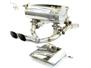 KREISSIEG F1 SOUND VALVETRONIC EXHAUST SYSTEM STAINLESS STEEL BOX TAIL POLISHED FOR LAMBORGHINI MURCIELAGO LP670-4SV LAM-08-STAINLESSPOLISHED