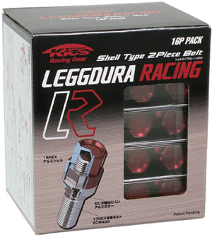 KYO-EI KICS LEGGDURA RACING BOLT (16PCS) RED M12xP1.5 KIC6145R16