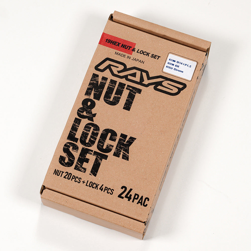 RAYS 19HEX L33 NUT&LOCK SET 14X1.5/6H CP 74081000006CP