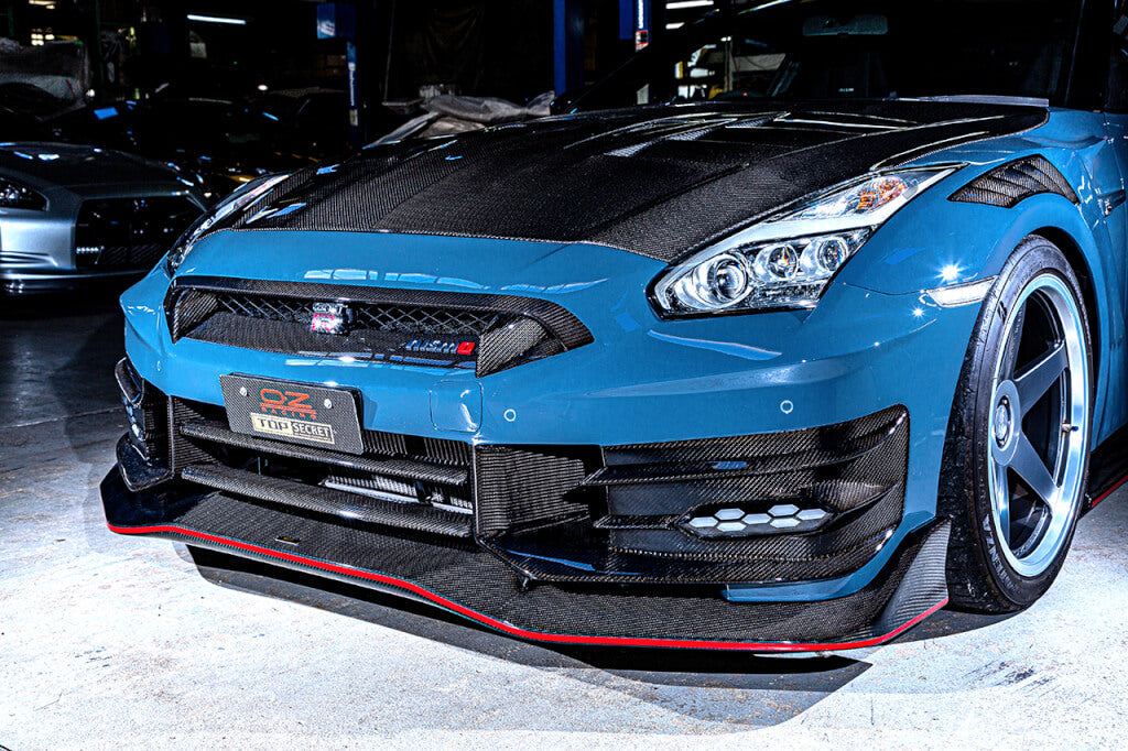 TOP SECRET M24 FULL BUMPER KIT HALF CARBON FOR NISSAN GT-R R35 TOP-SECRET-00070