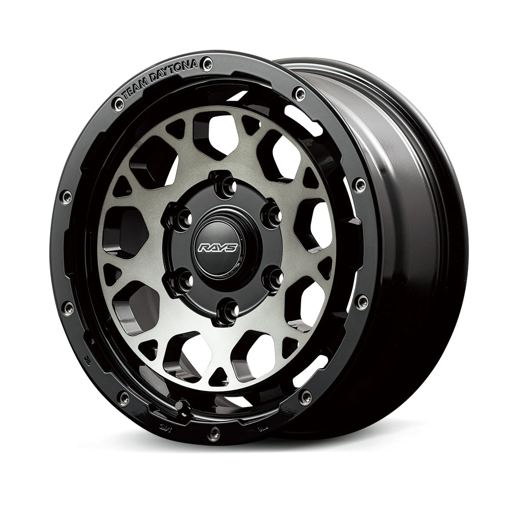 RAYS TEAM DAYTONA M9 17X8J +20 6X139.7 BLACK DISC CLEAR SMOKE (BBP) 38007802016BBP
