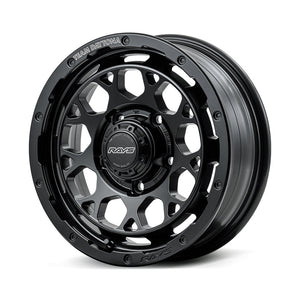 RAYS TEAM DAYTONA M9+ 16X6J -5 5X139.7 SEMI-GLOSS BLACK (BOJ) 38126606515BOJ