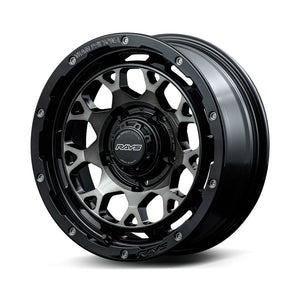 RAYS TEAM DAYTONA M9+ 16X6J -5 5X139.7 SEMI-GLOSS BLACK (BOJ) 38126606515BOJ
