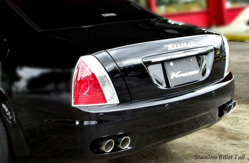 KREISSIEG CAT-BACK F1 SOUND VALVETRONIC EXHAUST SYSTEM STAINLESS STEEL BILLET FLOATING CURL TAIL SANDBLASTED KSG LOGO MARK MUFFLER TYPE-1 MISSION AT WITH VARIABLE FUNCTION FOR MASERATI QUATTROPORTE YEAR ~2007 MQP-06-STAINLESSBILLET-TYPE1-AT-YES