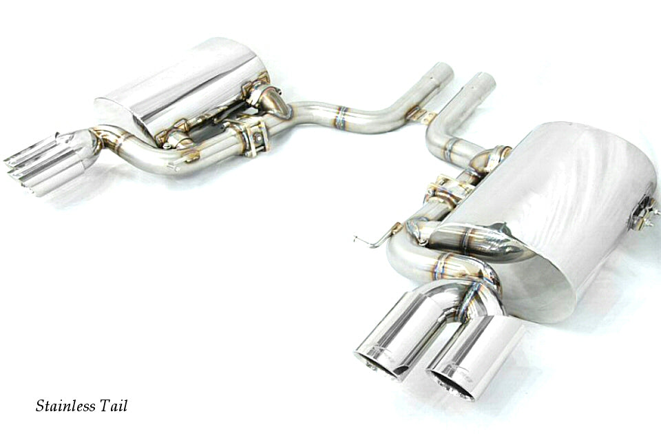 KREISSIEG CAT-BACK F1 SOUND VALVETRONIC EXHAUST SYSTEM TITANIUM FLOATING CURL TAIL SANDBLASTED KSG LOGO MARK MUFFLER TYPE-2 MISSION DUO SELECT WITH VARIABLE FUNCTION FOR MASERATI QUATTROPORTE YEAR ~2012 MQP-06-TITANIUM-TYPE2-DUOSELECT-YES