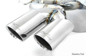 KREISSIEG CAT-BACK F1 SOUND VALVETRONIC EXHAUST SYSTEM STAINLESS STEEL FLOATING CURL TAIL SANDBLASTED KSG LOGO MARK MUFFLER TYPE-2 MISSION AT WITH VARIABLE FUNCTION FOR MASERATI QUATTROPORTE YEAR ~2012 MQP-09-STAINLESS-TYPE2-AT-YES
